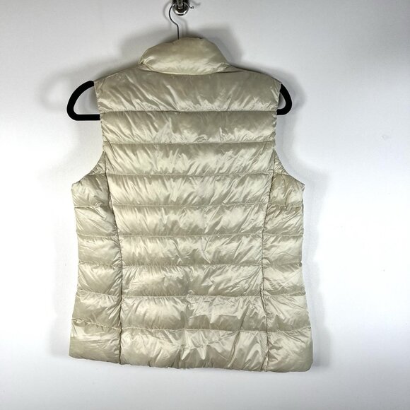 Uniqlo Vest Womens Small Brown Down Full Zip Ultra Light Down Puffer Medium - Picture 8 of 10